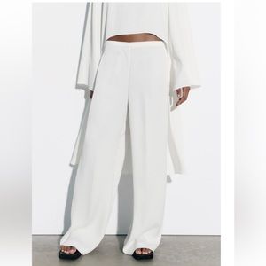 ZARA PALAZZO PANTS, S, New with tags